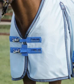 Premier Equine Mesh Air Fly Rug With Surcingles Blue 10 Premier Equine Mesh Air Fly Rug With Surcingles Blue -Equestrian Supply Store Mesh Air Fly Rug with Surcingles Blue 3