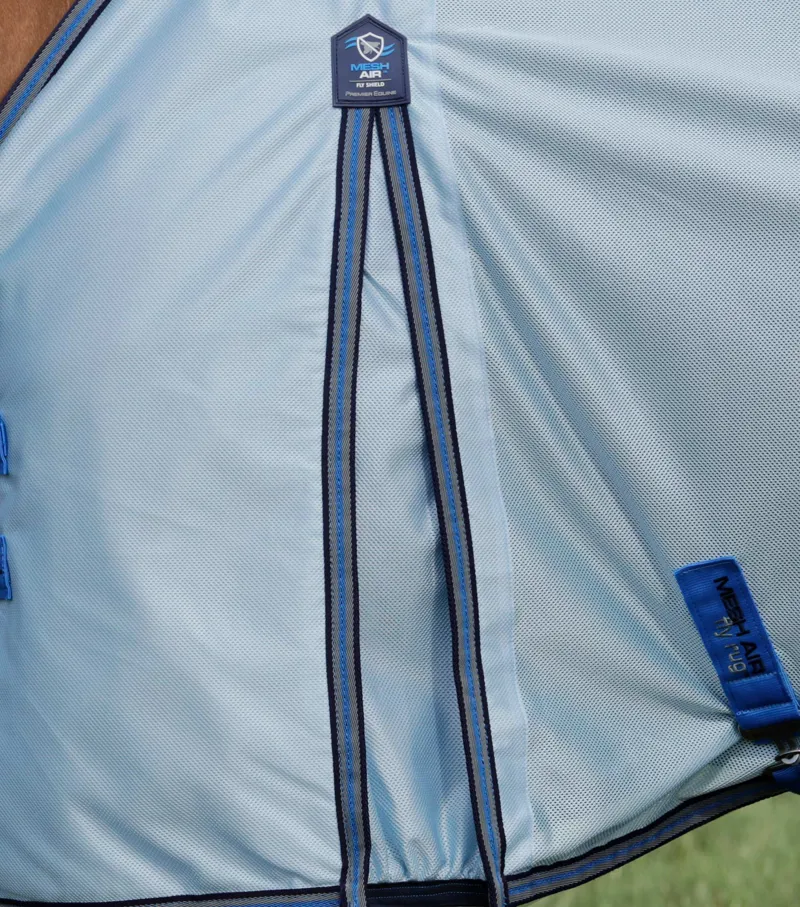 Premier Equine Mesh Air Fly Rug With Surcingles Blue 6 Premier Equine Mesh Air Fly Rug With Surcingles Blue - Image 4
