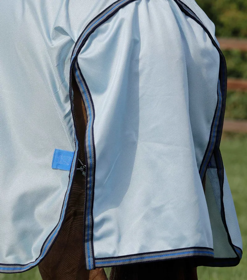 Premier Equine Mesh Air Fly Rug With Surcingles Blue 8 Premier Equine Mesh Air Fly Rug With Surcingles Blue - Image 6