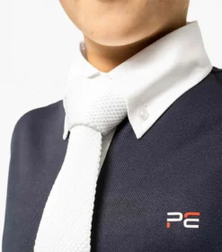 Premier Equine Mini Antonio Boy's Short Sleeve Show Shirt Navy -Equestrian Supply Store Mini Antonio Boys Short Sleeved Show Shirt Navy 5