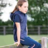 Premier Equine Mini Lamera Girl's Hybrid Riding Gilet Navy 1 Premier Equine Mini Lamera Girl's Hybrid Riding Gilet Navy -Equestrian Supply Store Mini20Lamera20Navy