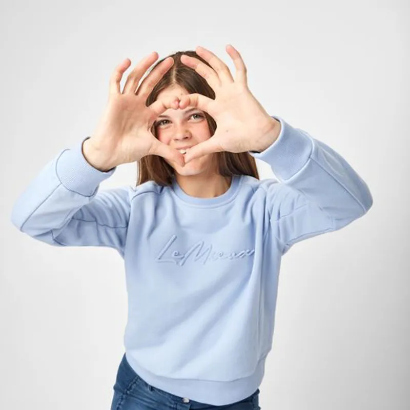 LeMieux Young Rider Cassie Sweat Shirt Mist 6 LeMieux Young Rider Cassie Sweat Shirt Mist - Image 4