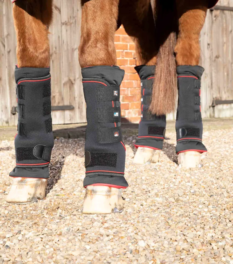 Premier Equine Nano-Tec Infrared Boot Wrap Black/Red 4 Premier Equine Nano-Tec Infrared Boot Wrap Black/Red - Image 2
