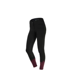 Coldstream Learmouth Ladies Breeches In Black/Windsor Wine