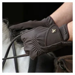 Supreme Products Pro Performance Show Ring Gloves In Brown 7 Supreme Products Pro Performance Show Ring Gloves In Brown -Equestrian Supply Store PR 28169 Supreme Products Pro Performance Show Ring Gloves 03