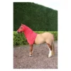 Supreme Products Dotty Fleece Hood In Rosette Red 1 Supreme Products Dotty Fleece Hood In Rosette Red -Equestrian Supply Store PR 32106 Supreme Products Fleece Hood 01