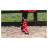 Supreme Products Dotty Fleece Boots In Rosette Red 2 Supreme Products Dotty Fleece Boots In Rosette Red -Equestrian Supply Store PR 32152 Supreme Products Fleece Travel Boots 03