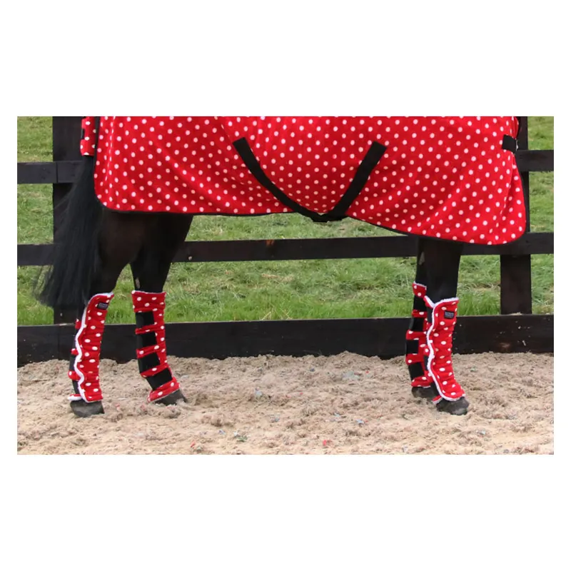 Supreme Products Dotty Fleece Boots In Rosette Red 4 Supreme Products Dotty Fleece Boots In Rosette Red - Image 2