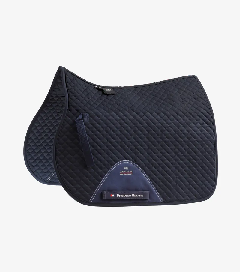 Premier Equine Pony Plain Cotton GP/Jump Square Navy 3 Premier Equine Pony Plain Cotton GP/Jump Square Navy