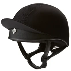 Charles Owen Pro II Plus Jockey Skull Hat Black