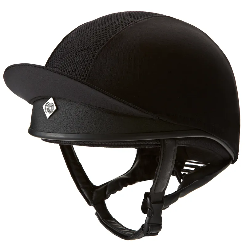 Charles Owen Pro II Plus Jockey Skull Hat Black 3 Charles Owen Pro II Plus Jockey Skull Hat Black