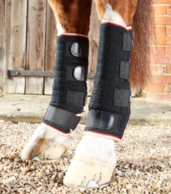 Premier Equine Quick Dry Horse Leg Wraps Black -Equestrian Supply Store Quick Dry Leg Wraps Black 4