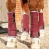 Premier Equine Quick Dry Horse Leg Wraps Burgundy -Equestrian Supply Store Quick Dry Leg Wraps Burgundy 1
