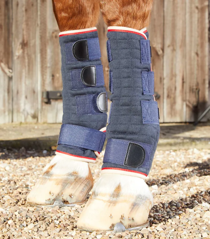 Premier Equine Quick Dry Horse Leg Wraps Navy 4 Premier Equine Quick Dry Horse Leg Wraps Navy - Image 2