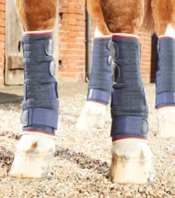Premier Equine Quick Dry Horse Leg Wraps Navy 8 Premier Equine Quick Dry Horse Leg Wraps Navy -Equestrian Supply Store Quick Dry Leg Wraps Navy 3