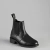 Premier Equine Rossago Junior Synthetic Chelsea Paddock Boot Black