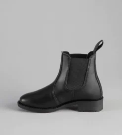 Premier Equine Rossago Junior Synthetic Chelsea Paddock Boot Black -Equestrian Supply Store Rossago20Junior20Black203