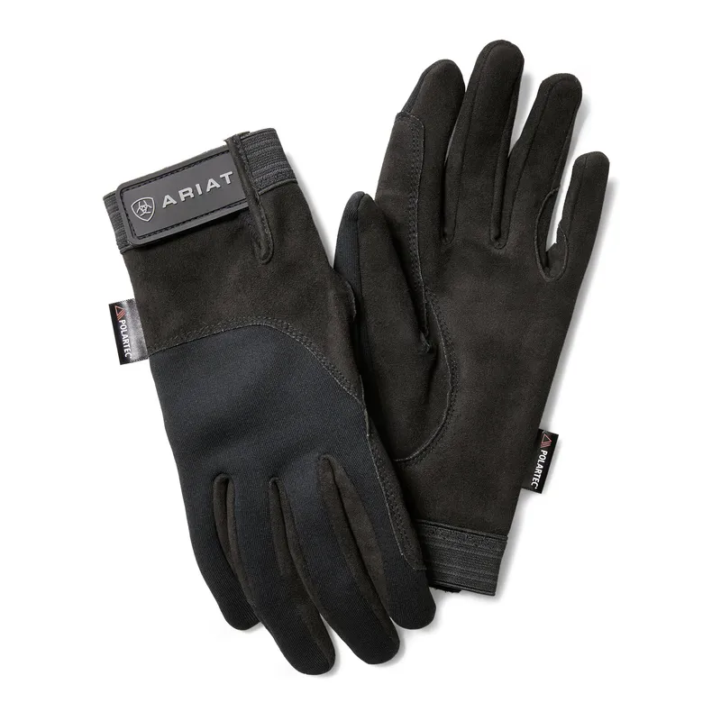 Ariat Insulated Tek Grip Glove Black 3 Ariat Insulated Tek Grip Glove Black