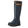 Ariat Women's Burford Waterproof Rubber Boot Navy -Equestrian Supply Store S19 WMS ENGL Couto 10027340 INT 3 4 front