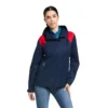 Ariat Women's Spectator Waterproof Jacket Team Navy -Equestrian Supply Store S22 WMS ENGL 10039216 front