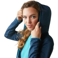 Ariat Women's Byron Full Zip Hoodie Deep Petroleum 10 Ariat Women's Byron Full Zip Hoodie Deep Petroleum -Equestrian Supply Store S23 WMS ENGL 10043439 detail01