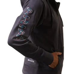 Ariat Women's Tek Hoodie 1/2 Zip Hoodie Periscope 10 Ariat Women's Tek Hoodie 1/2 Zip Hoodie Periscope -Equestrian Supply Store S23 WMS WEST 10043449 detail02