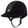 Charles Owen SP8 Plus Riding Hat Sparkly Black -Equestrian Supply Store SP820Sparkly20Black20Microsuede