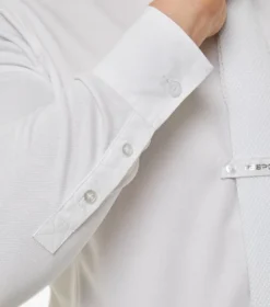 Premier Equine Giulio Men's Long Sleeve Show Shirt White -Equestrian Supply Store SS21 Giulio Mens long Sleeve Show Shirt White 5