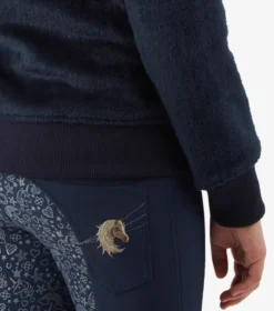 Premier Equine Sasso Girls Teddy Fleece Riding Jacket Navy 11 Premier Equine Sasso Girls Teddy Fleece Riding Jacket Navy -Equestrian Supply Store Sasso Kids Teddy Fleece Riding Jacket 4