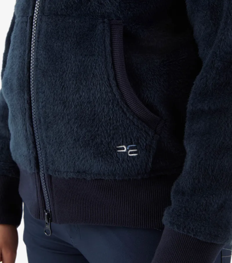 Premier Equine Sasso Girls Teddy Fleece Riding Jacket Navy 8 Premier Equine Sasso Girls Teddy Fleece Riding Jacket Navy - Image 6