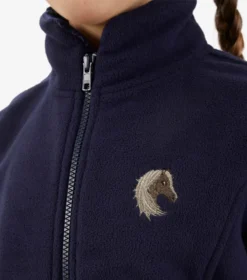 Premier Equine Sellia Girls Fleece Riding Gilet Navy -Equestrian Supply Store Sellia Kids Riding Gilet Navy 4