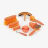 Premier Equine Soft-Touch Grooming Kit Set Orange/Amber -Equestrian Supply Store Soft Touch Grooming Kit Sets Orange and Amber 1