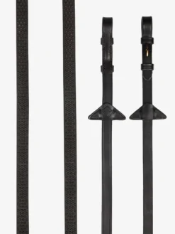 LeMieux Soft Rubber Reins Brown/Brass