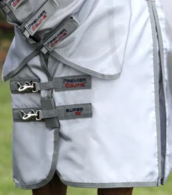 Premier Equine Super Lite Fly Rug With Surcingles Silver -Equestrian Supply Store Super Lite Fly Rug with Surcingles Silver 3
