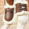 Premier Equine Techno Wool Fetlock Boots Brown -Equestrian Supply Store Techno Wool Fetlock Boot Brown 1