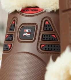 Premier Equine Techno Wool Fetlock Boots Brown -Equestrian Supply Store Techno Wool Fetlock Boot Brown 3
