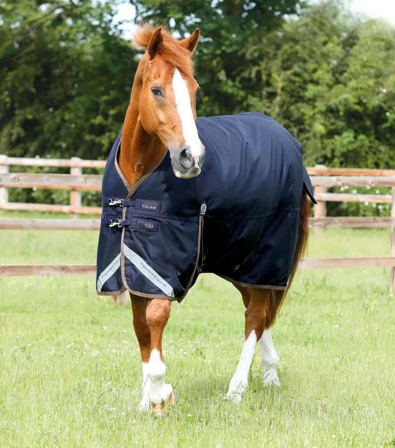 Premier Equine Titan 100g Original Turnout Rug Navy 3 Premier Equine Titan 100g Original Turnout Rug Navy