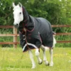 Premier Equine Titan 100g Turnout Rug With Snug-Fit Neck Cover Black -Equestrian Supply Store Titan 100 Turnout Rug Black 1