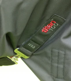 Premier Equine Titan 100g Turnout Rug With Snug-Fit Neck Cover Black 12 Premier Equine Titan 100g Turnout Rug With Snug-Fit Neck Cover Black -Equestrian Supply Store Titan 100 Turnout Rug Black 5