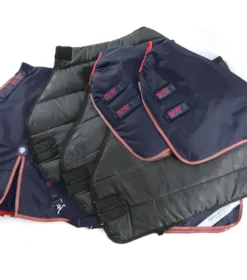Premier Equine Titan Trio Complete 4 In 1 Turnout Rug Navy -Equestrian Supply Store Titan 100 Turnout Rug Navy 6 2