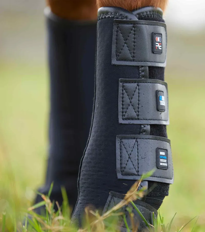 Premier Equine Turnout/Mud Fever Boots Black 6 Premier Equine Turnout/Mud Fever Boots Black - Image 4