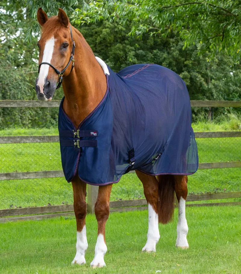 Premier Equine Ventoso Mesh Cooler Rug Navy 3 Premier Equine Ventoso Mesh Cooler Rug Navy