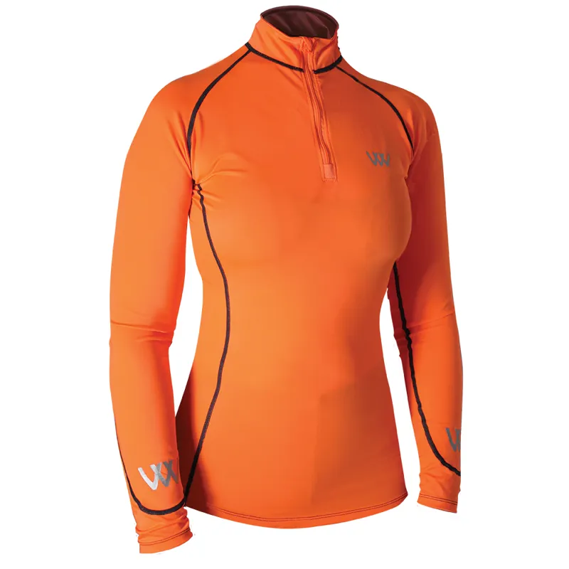 Woof Wear Performance Riding Shirt - Orange 3 Woof Wear Performance Riding Shirt - Orange