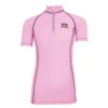 Woof Wear Young Rider Short Sleeve Riding Shirt - Lilac -Equestrian Supply Store WA000720 20Pro20Rider20Short20Sleeeve20Shirt20Lilac