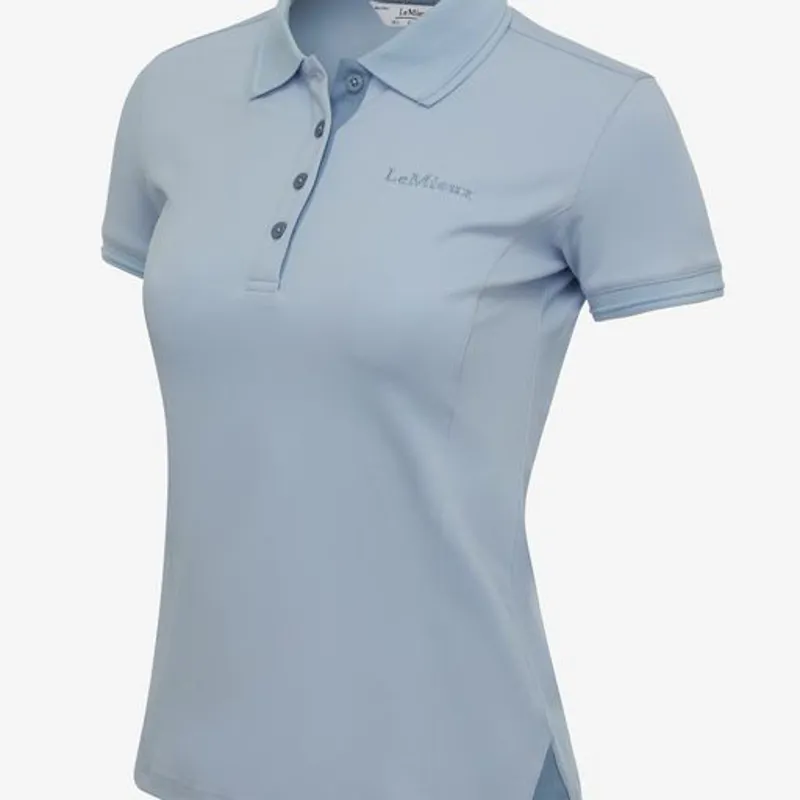 LeMieux Polo Shirt Mist 4 LeMieux Polo Shirt Mist - Image 2