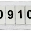 Woof Wear 4 Digit Dressage Number Holder White -Equestrian Supply Store WS002620 20420Digit20Number20Holder20White