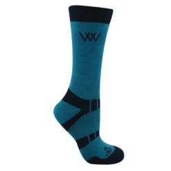Woof Wear Short Bamboo Waffle Socks Ocean