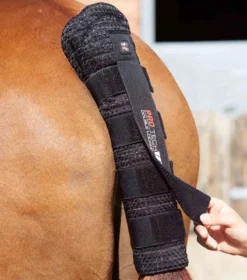 Premier Equine Waffle Quilted Double Locking Tail Guard Black -Equestrian Supply Store Waffle Quilted Double Locking Tail Guard Black 3