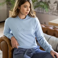 LeMieux Chloe Crew Neck Sweat Shirt Mist -Equestrian Supply Store YDhNQ07Q