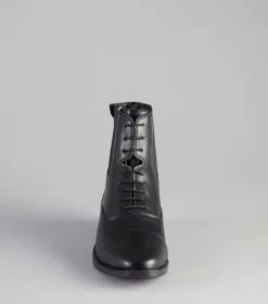 Premier Equine Acento Synthetic Paddock Boot Black -Equestrian Supply Store acento paddock boot black 5